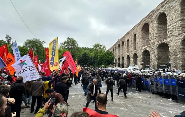 İstanbulda gərginlik - Polis Taksim yürüşünə icazə vermədi, xaos yaşandı - FOTO