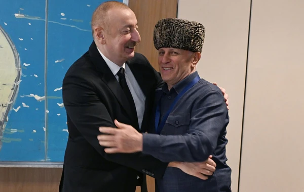 İlham Əliyev Rusiyanın Şimali Qafqaz regionunun müftilərini qəbul edib - FOTO - YENİLƏNİB