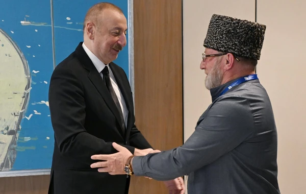 İlham Əliyev Rusiyanın Şimali Qafqaz regionunun müftilərini qəbul edib - FOTO - YENİLƏNİB