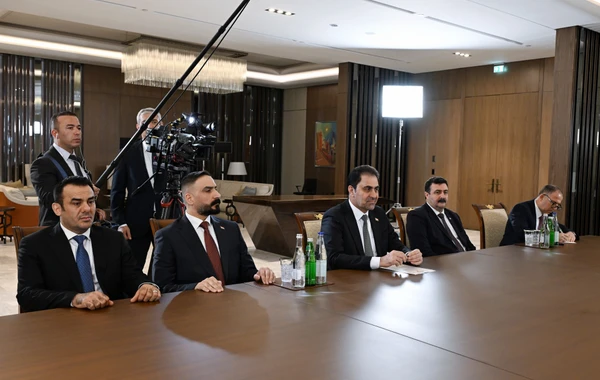 İlham Əliyev İraq Parlamentinin sədrini qəbul edib - YENİLƏNİB + FOTO