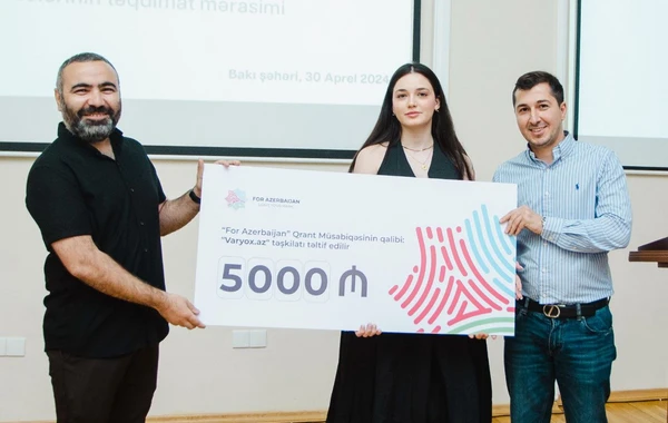 “For Azerbaijan” Beynəlxalq Xeyriyyə Təşkilatının elan etdiyi müsabiqənin nəticələri elan olunub - FOTO
