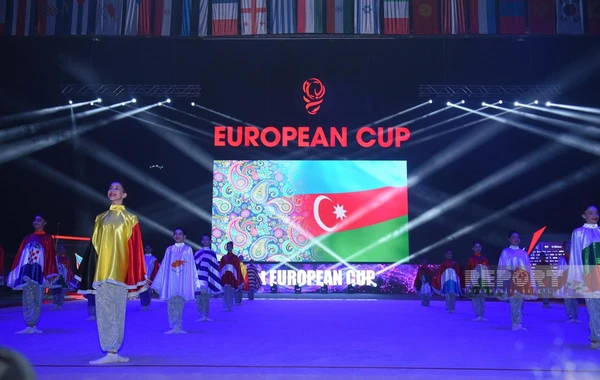 Milli Gimnastika Arenasında Avropa kubokunun açılış mərasimi keçirilib - FOTO