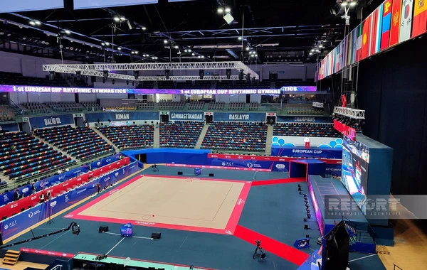 Milli Gimnastika Arenasında Avropa kubokunun açılış mərasimi keçirilib - FOTO