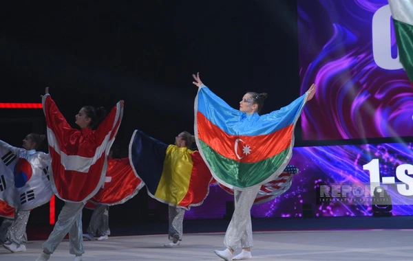 Milli Gimnastika Arenasında Avropa kubokunun açılış mərasimi keçirilib - FOTO