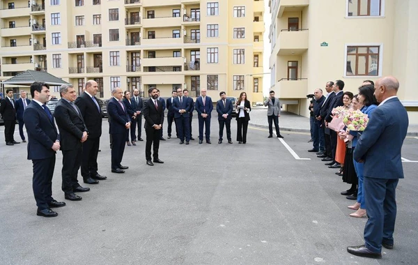 Neftçilərə yeni mənzillər təqdim edilib - FOTO - YENİLƏNİB