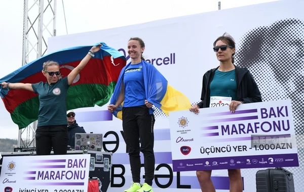 "Bakı Marafonu 2024”ün qalibləri mükafatlandırılıb - FOTO