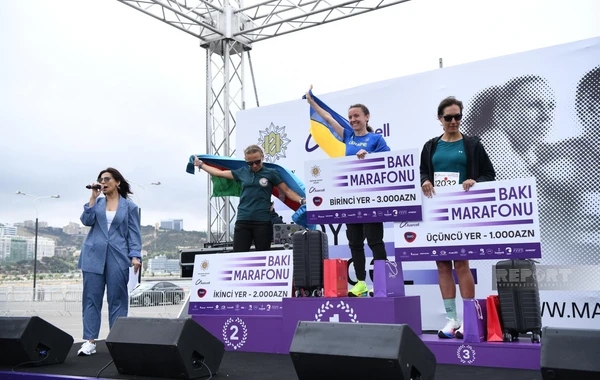 "Bakı Marafonu 2024”ün qalibləri mükafatlandırılıb - FOTO