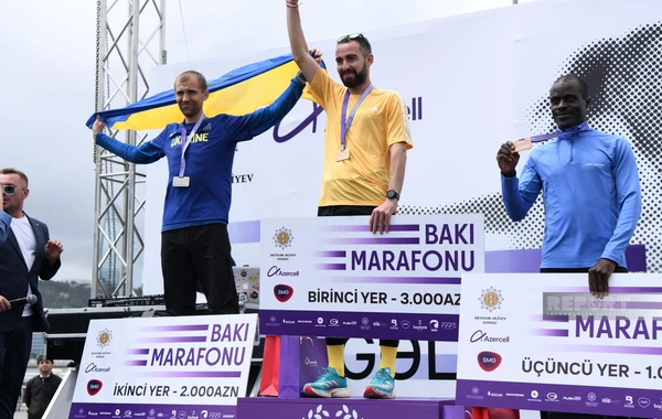 "Bakı Marafonu 2024”ün qalibləri mükafatlandırılıb - FOTO