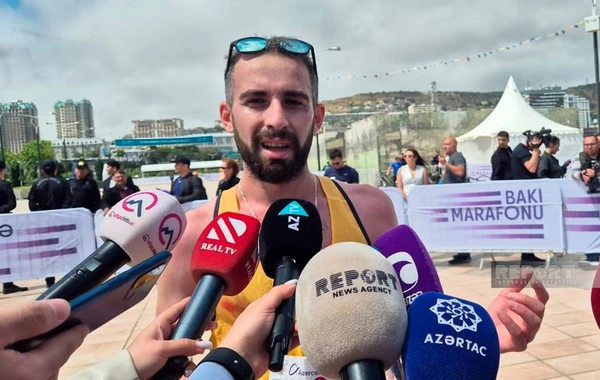 "Bakı Marafonu 2024"ün qalibi: Yarışın adına uyğun olaraq küləyə qalib gəldim