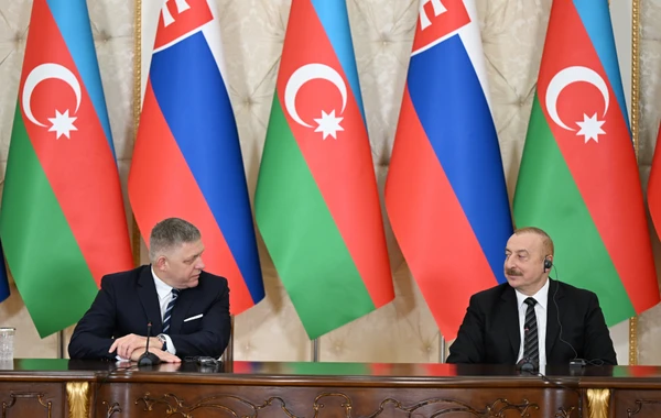 Prezident İlham Əliyev və Baş nazir Robert Fitso mətbuata bəyanatlarla çıxış ediblər - YENİLƏNİB - FOTO