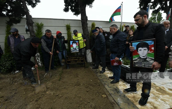 1-ci Qarabağ müharibəsində itkin düşən və 30 il sonra meyitinin qalıqları tapılan Gülalı Dadaşov dəfn edilib - YENİLƏNİB - FOTO