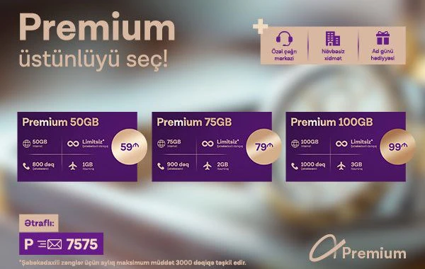 Azercell Premium Tarifi və Premium+ Loyallıq Proqramını istifadəyə verdi - FOTO