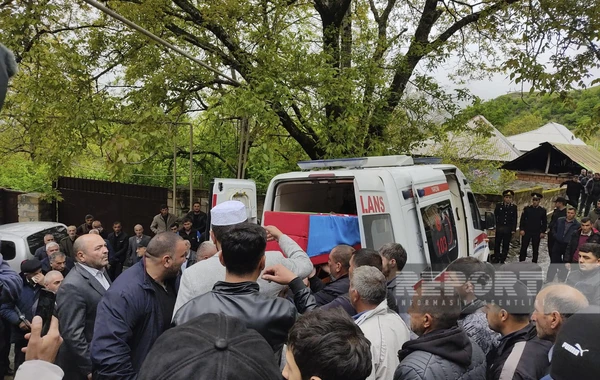 В Габале прошла церемония прощания с шехидом Первой Карабахской войны - ОБНОВЛЕНО - ФОТО