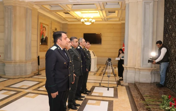 Hərbi Prokurorluqda Heydər Əliyevin anadan olmasının 101-ci ildönümü münasibətilə tədbir keçirilib - FOTO