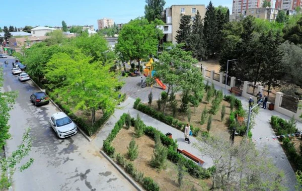 В Баку открылся новый благоустроенный парк для жителей Низаминского района - ФОТО