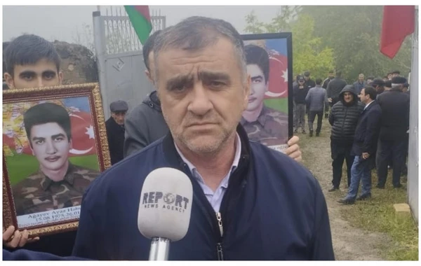 İsmayıllıda Birinci Qarabağ müharibəsinin şəhidi ilə vida mərasimi keçirilir - FOTO