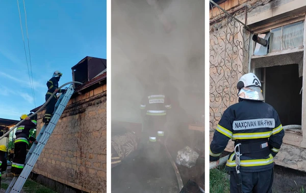Spirtli içki qəbul edib evini yandıran şəxs ölüb - YENİLƏNİB + FOTO