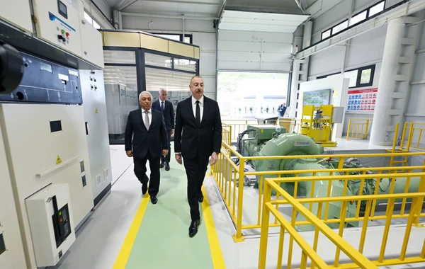 Prezident İlham Əliyev Laçında kiçik su elektrik stansiyalarının açılışlarında iştirak edib - FOTO