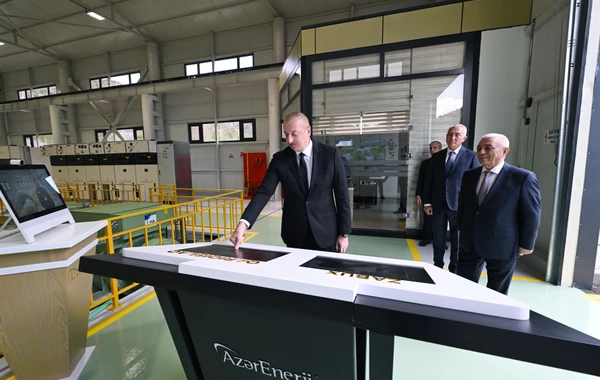 Prezident İlham Əliyev Laçında kiçik su elektrik stansiyalarının açılışlarında iştirak edib - FOTO