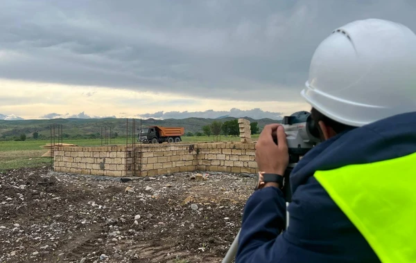 Qubadlının Mahruzlu və Zilanlı kəndlərində tikinti işlərinə başlanılıb - FOTO