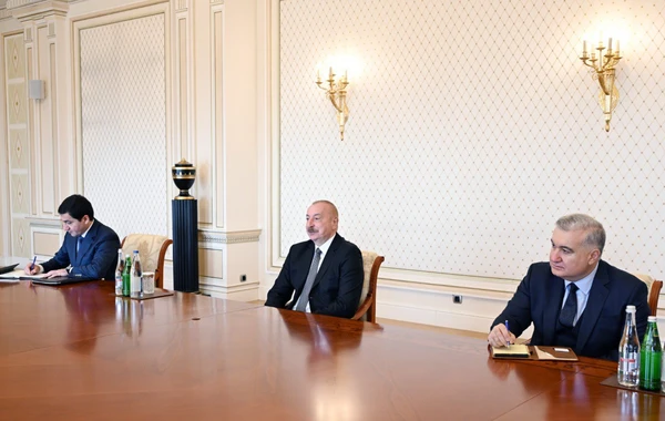 Prezident İlham Əliyev Millətlər Birliyinin baş katibini qəbul edib - FOTO
