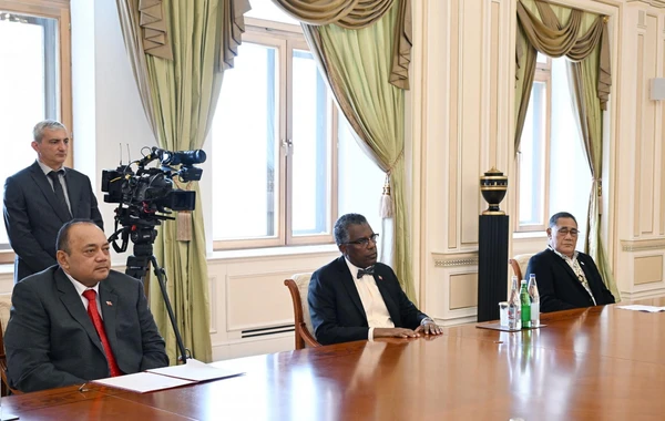 Prezident İlham Əliyev qəbul keçirib - YENİLƏNİB - FOTO