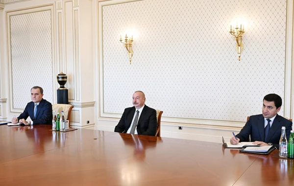 Prezident İlham Əliyev qəbul keçirib - YENİLƏNİB - FOTO