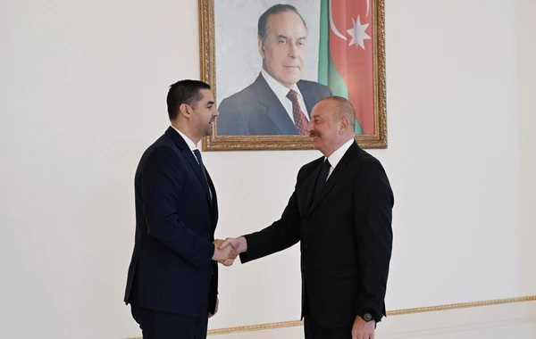Prezident ATƏT-in fəaliyyətdə olan sədrini qəbul edib - YENİLƏNİB - FOTO