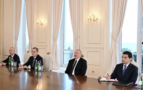Prezident ATƏT-in fəaliyyətdə olan sədrini qəbul edib - YENİLƏNİB - FOTO