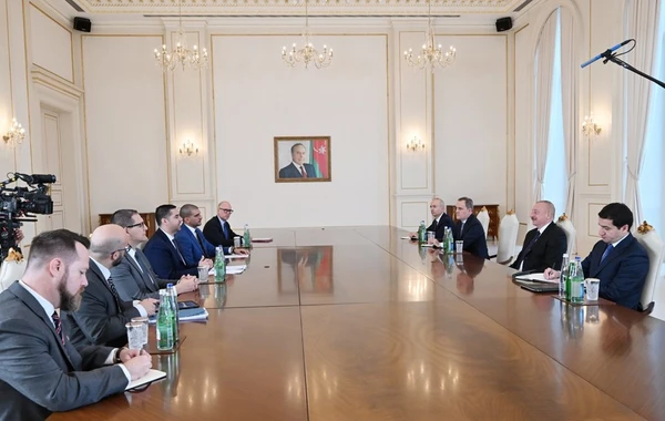 Prezident ATƏT-in fəaliyyətdə olan sədrini qəbul edib - YENİLƏNİB - FOTO