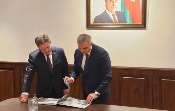 Samir Nuriyev Belarusun Baş nazirinin müavini ilə görüşüb - FOTO