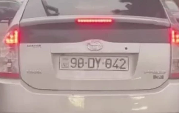 Narkotik vasitənin təsiri altında "Prius" sürücüsü həbs edilib - FOTO