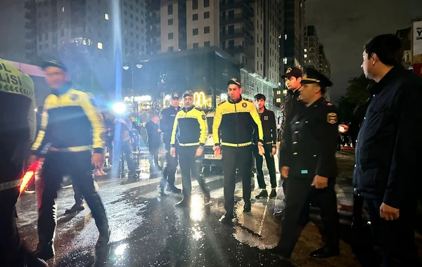 “Ağ çiçəyim”dəki yanğınla bağlı polis əməkdaşları hərəkətə keçdi - FOTO