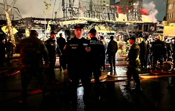 “Ağ çiçəyim”dəki yanğınla bağlı polis əməkdaşları hərəkətə keçdi - FOTO