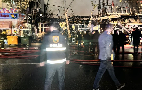 “Ağ çiçəyim”dəki yanğınla bağlı polis əməkdaşları hərəkətə keçdi - FOTO
