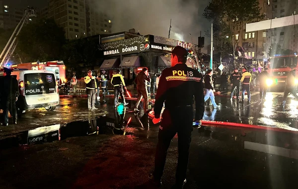 “Ağ çiçəyim”dəki yanğınla bağlı polis əməkdaşları hərəkətə keçdi - FOTO