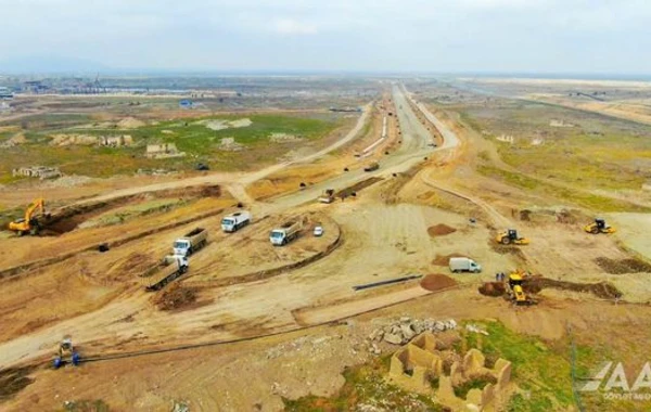 Ağdam şəhərinin daxili yollarının tikintisi necə aparılır? - FOTO/VİDEO