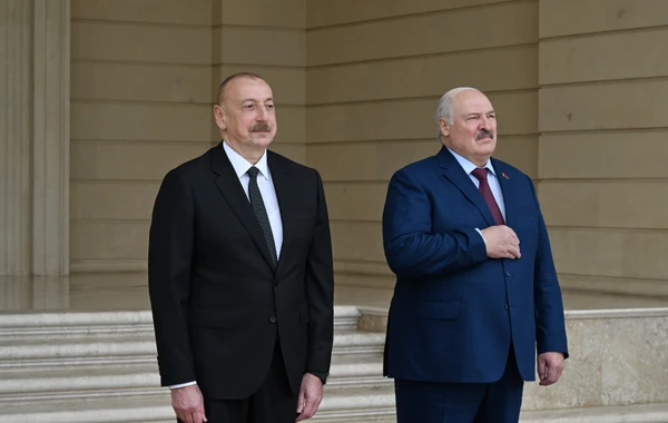 Aleksandr Lukaşenkonun rəsmi qarşılanma mərasimi olub - FOTO