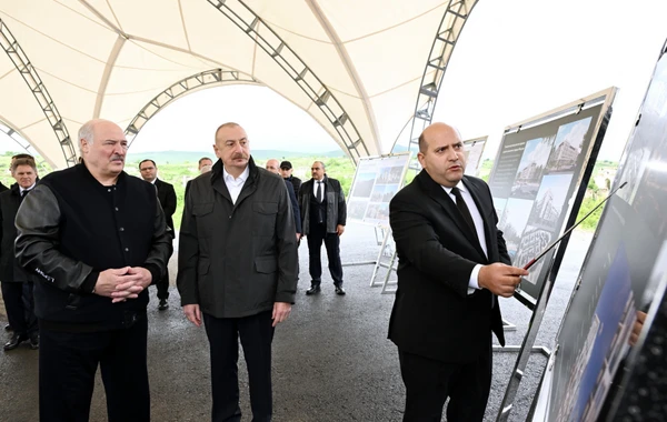 Президенты Азербайджана и Беларуси ознакомились с генпланом Физули - ОБНОВЛЕНО +ФОТО