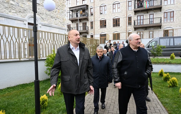 Президенты Ильхам Алиев и Александр Лукашенко посетили город Шуша - ФОТО