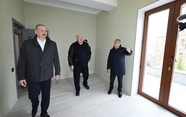 Prezident İlham Əliyev və Prezident Aleksandr Lukaşenko Şuşa şəhərinə səfər ediblər - YENİLƏNİR - FOTO
