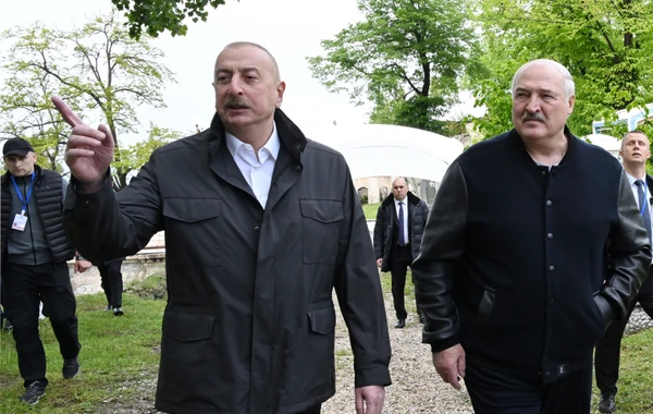 Ильхама Алиева и Александра Лукашенко проинформировали о генплане города Шуша - ФОТО
