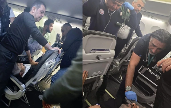 Təyyarədə ürəyi dayanan şəxsi millət vəkili xilas etdi - FOTO