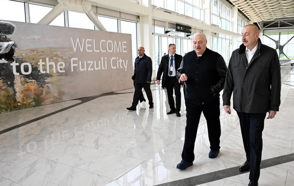 Belarus Prezidenti Füzuli rayonuna səfər edib - YENİLƏNİB - FOTO
