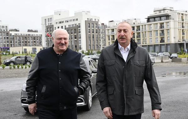 Azərbaycan və Belarus prezidentləri Füzulinin Baş planı ilə tanış olublar - YENİLƏNİB + FOTO