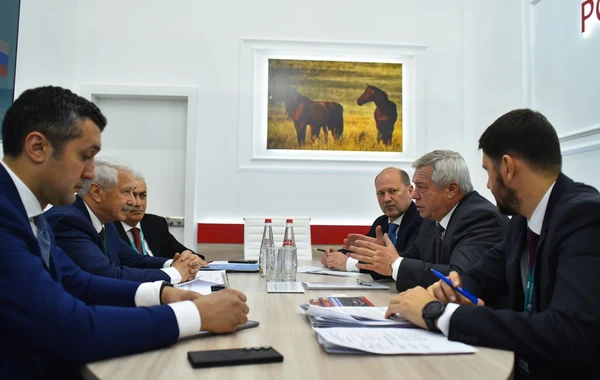 "Rusiya-Azərbaycan" dəyirmi masası və ikitərəfli görüşlər keçirilib - FOTO