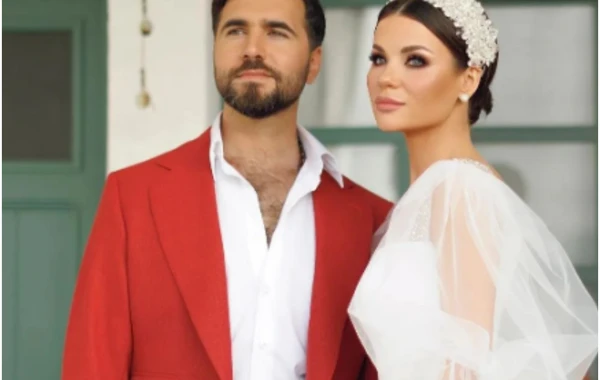 Azərbaycanlı müğənni ukraynalı xanımla evləndi - FOTO/VİDEO