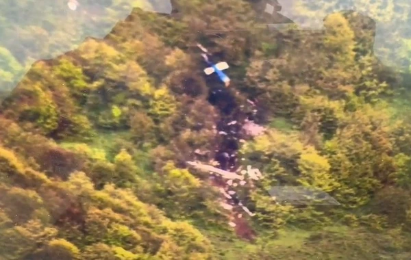 Helikopter qəzasında həlak olanların cəsədləri Təbrizə göndərildi -VİDEO