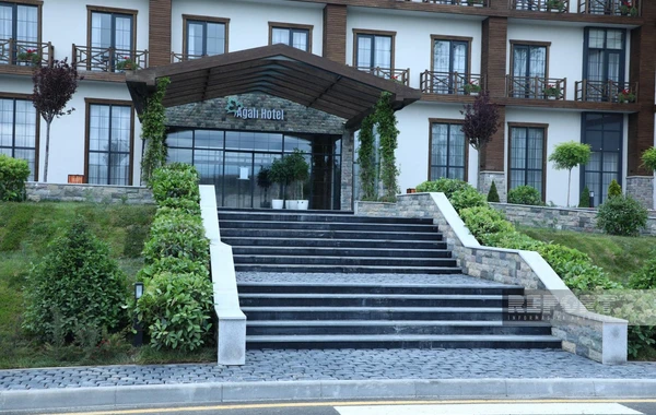 Bir qrup media nümayəndəsi Zəngilanda yeni açılan “Ağalı” hoteldə olublar - FOTO
