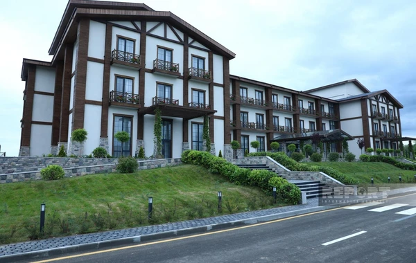 Bir qrup media nümayəndəsi Zəngilanda yeni açılan “Ağalı” hoteldə olublar - FOTO